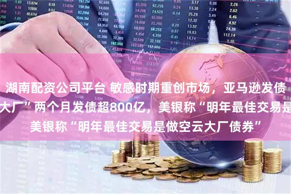 湖南配资公司平台 敏感时期重创市场,亚马逊发债150亿美元,“四大厂”两个月发债超800亿,美银称“明年最佳交易是做空云大厂债券”